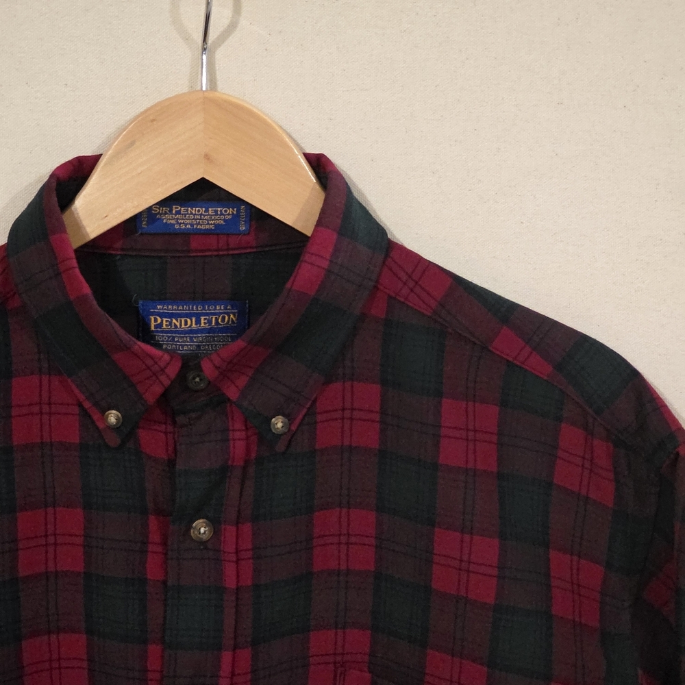 Pendleton Sir Pendleton Wool Button Down M - image 1